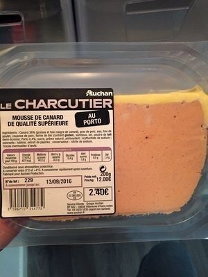 Le Charcutier mousse de canard au porto