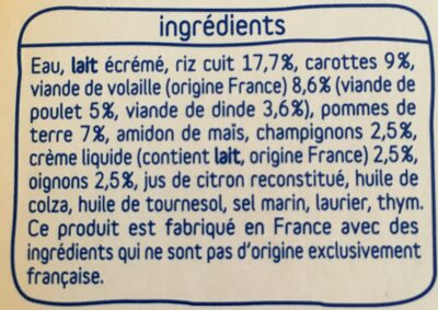 Auchan Baby Assiette Blanquette Dès 18mois 260g