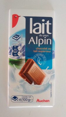 Lait du pays Alpin