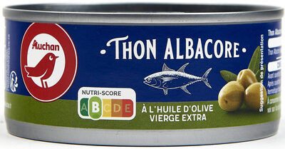 Thon Albacore entier à l'huile d'olive vierge extra