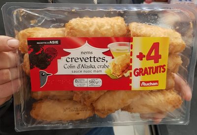 Nems aux crevettes x8