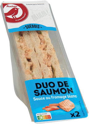 SuédoisDUO DE SAUMONSauce au fromage blanc
