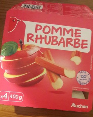 Pomme rhubarbe x4
