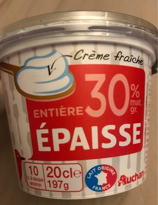Crème Fraîche Entière épaisse (30 % MG)