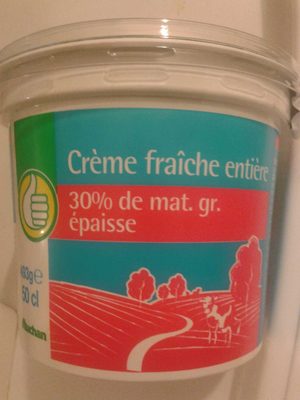 Crème fraîche entière 30% M.G. épaisse