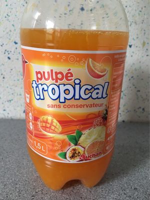 Boisson gazeuze pulpé tropicale
