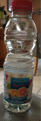 Eau de source aromatisée agrumes