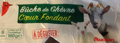 Bûche de chèvre coeur fondant