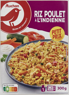 Riz poulet à l'indienne 300g