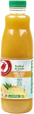Cocktail de fruits - orange ananas citron vert - 100% pur jus - naturellement riche en vitamine C