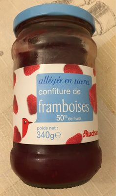 Confiture de framboise allégée en sucres