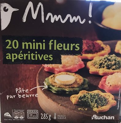 20 mini fleurs aperitives