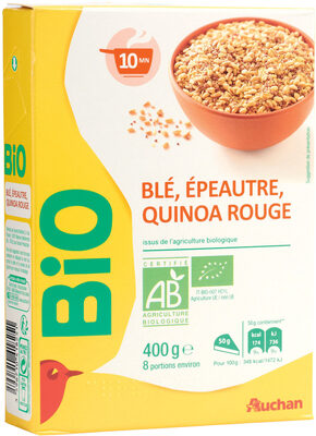Blé, épeautre, quinoa rouge