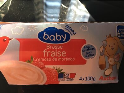Dessert brassé fraise baby