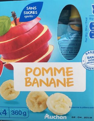 Pomme Banane sans sucres