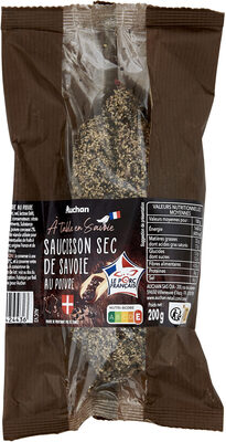 Saucisson sec de Savoie Poivre