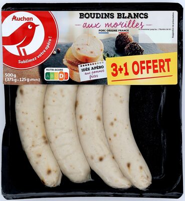 Boudins blancs aux morilles