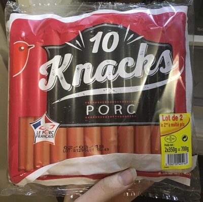 Auchan knacks 2x10 700g 2e -50
