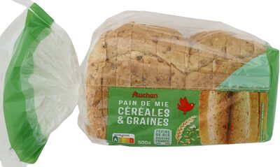 Pain de mie aux céréales et graines