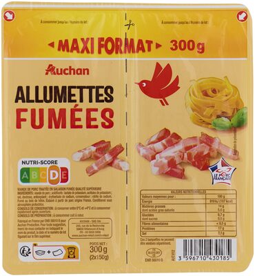 Allumettes fumées qualité supérieure