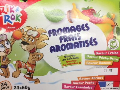 Fromage frais aromatisés