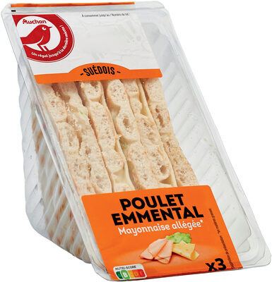 SuédoisPoulet emmental x3