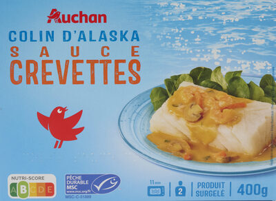 Colin d'Alaska sauce crevettes