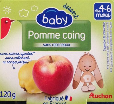 Compote pomme coing