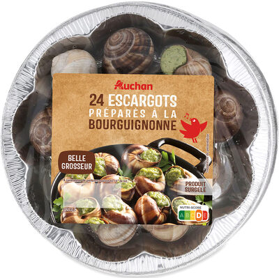 24 escargots préparés à la Bourguignonne, Belle grosseur