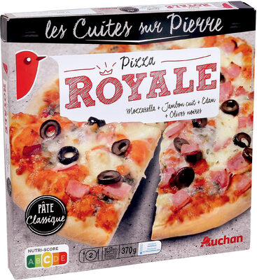 Auchan pizza cuite sur pierre royale 370g