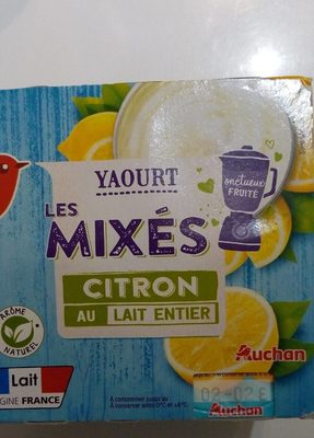 Yaourts Mixés au Citron