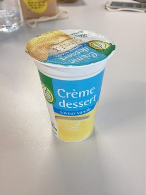 Crème dessert saveur vanille