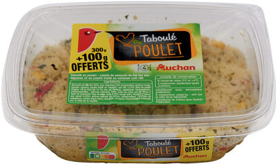 TABOULE POULET 300g + 100g gratuits