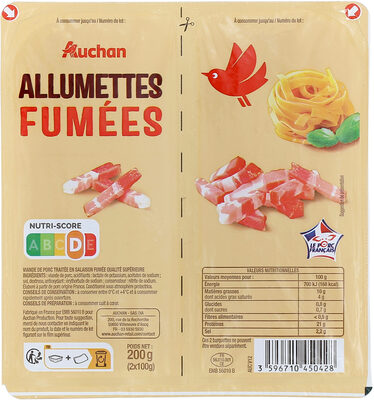 Allumettes fumées qualité supérieure