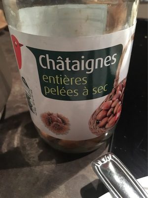 Châtaignes entières pelées à sec