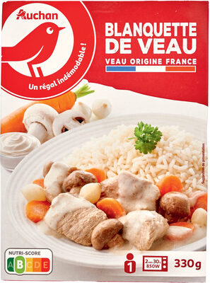 Blanquette de veau - Sauce à la crème 330g