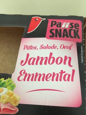 Pause snack pates salade oeuf jambon emmental