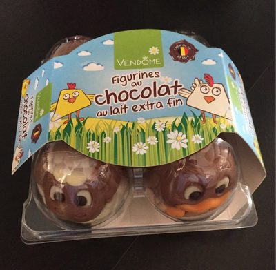 Figurines au chocolat au lait extra fin
