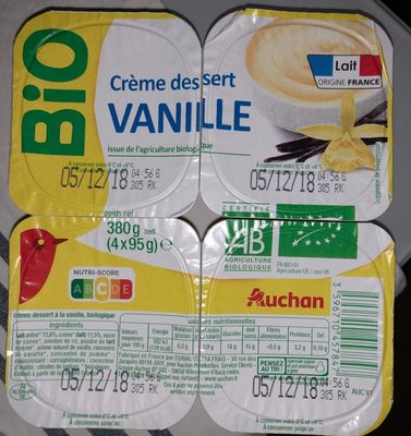 Creme dessert vanille
