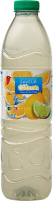 Eau de source saveur citron - avec jus de fruits