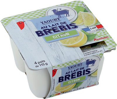 Yaourt au lait de brebis citron
