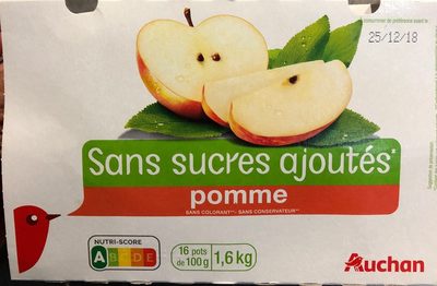 Pomme sans sucre Ajoutés
