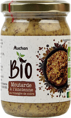 moutarde à l'ancienne au vinaigre de cidre