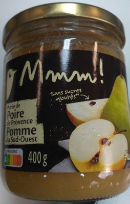 Mmm ! Puree de poire de provence pomme du sud-ouest