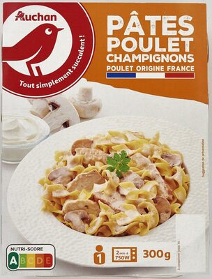 Pâtes Poulet champignons