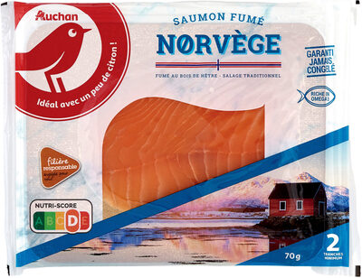 Saumon fumé Norvège fumé au bois de hêtre - salage traditionnel