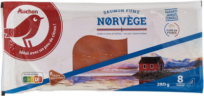 saumon fumé Norvège fumé au bois de hêtre - salage traditionnel