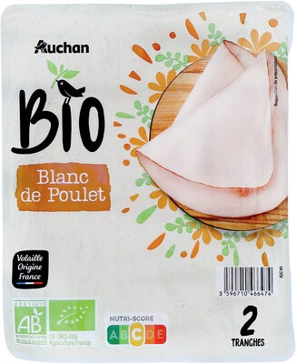 Blanc de Poulet supérieurIssu de l'agriculture biologique