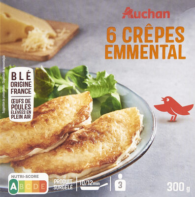 6 Crêpes à l'emmental