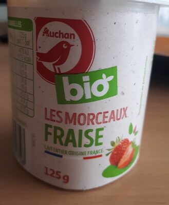 Les morceaux fraise - Lait entier